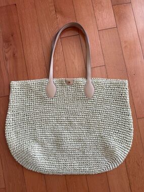 Stoney Clover Lane Woven Medium Beach Tote